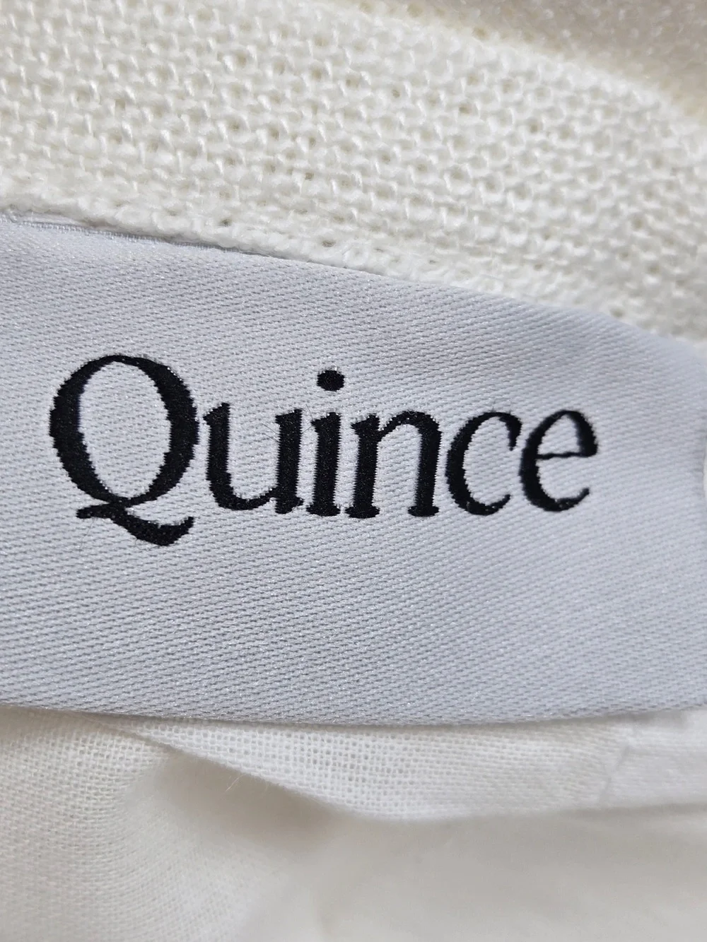 NWT QUINCE Set Of 2 48x84 Heavyweight European Linen Curtains White 0085